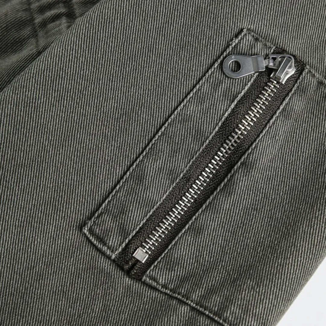 Patchwork Cargo Denim Jacket