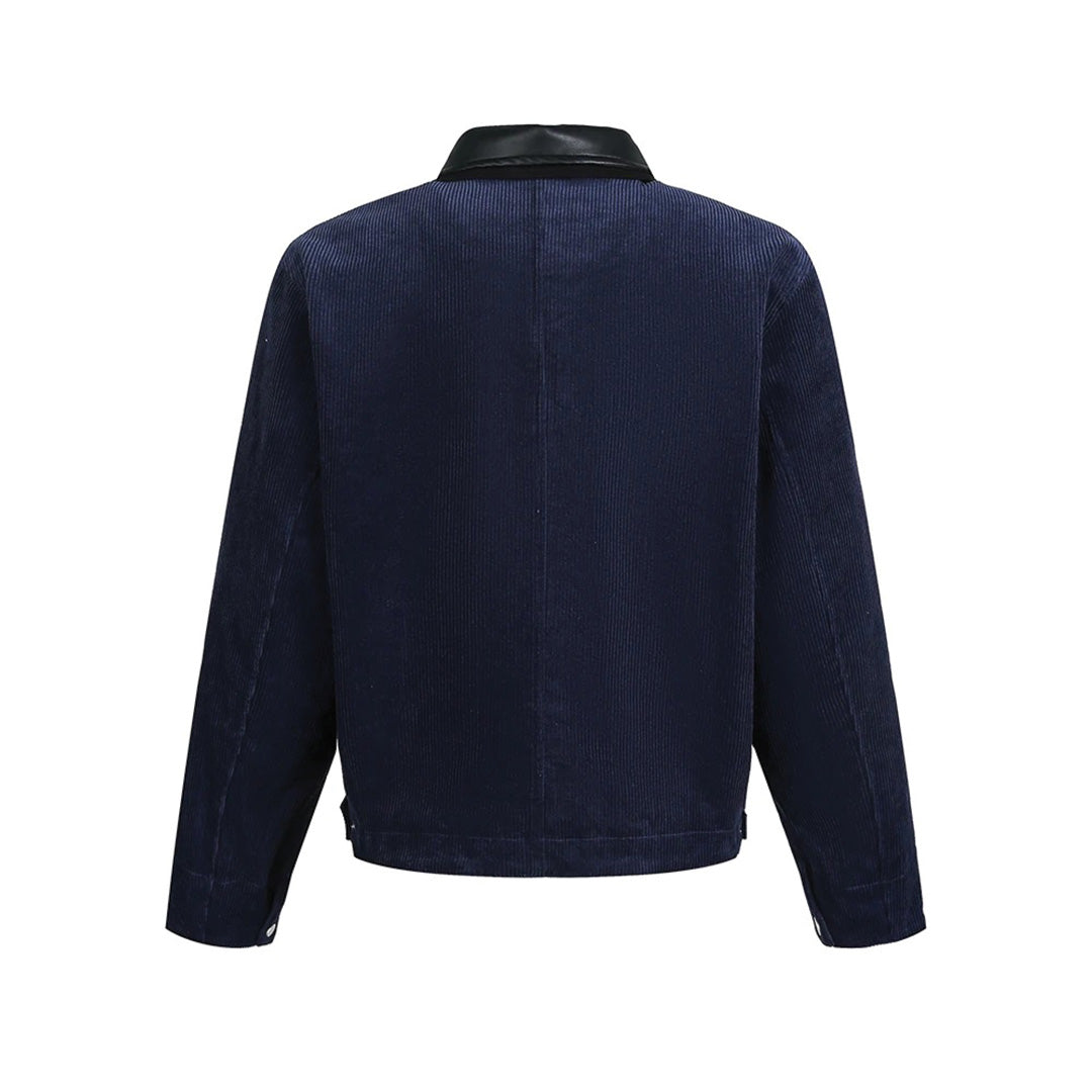 Patchwork Cargo Denim Jacket