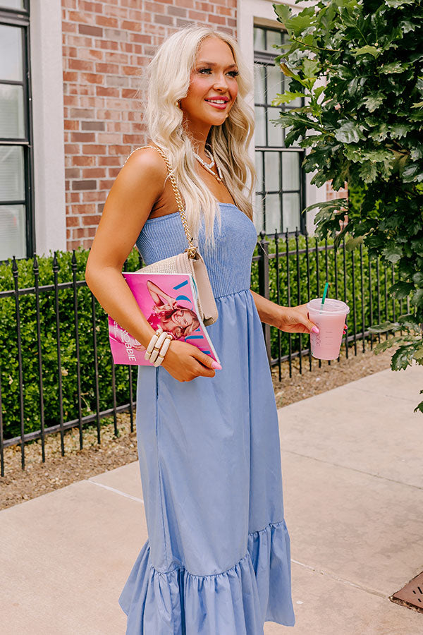 Island Bay Breeze Midi In Sky Blue