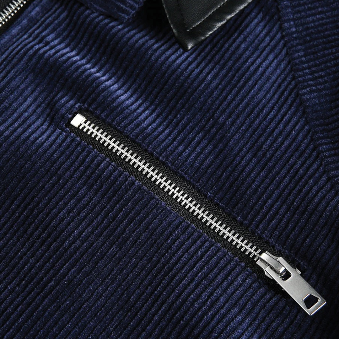 Patchwork Cargo Denim Jacket