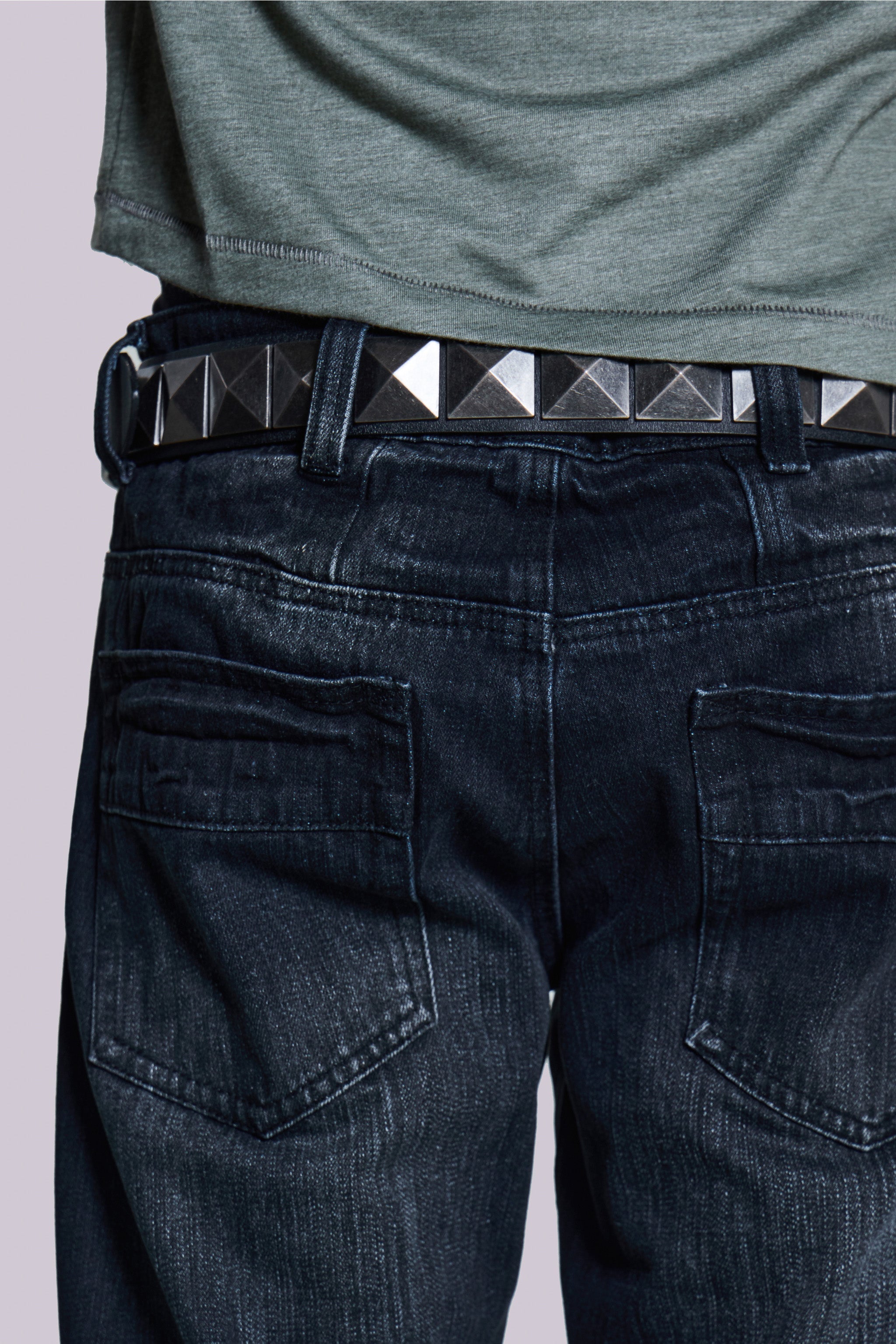 Indigo Creased Drift Bootcut Jeans
