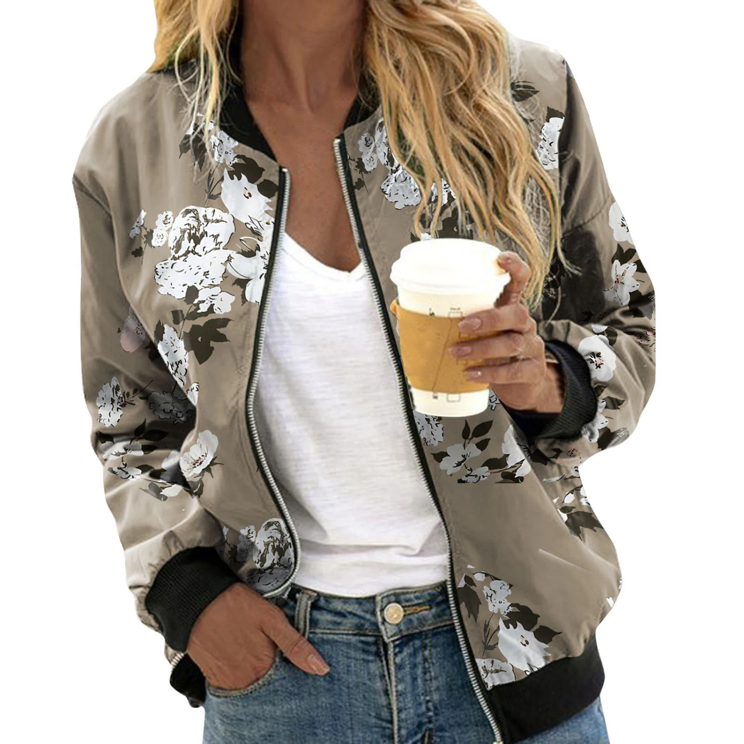 Women's Floral Print Jacket