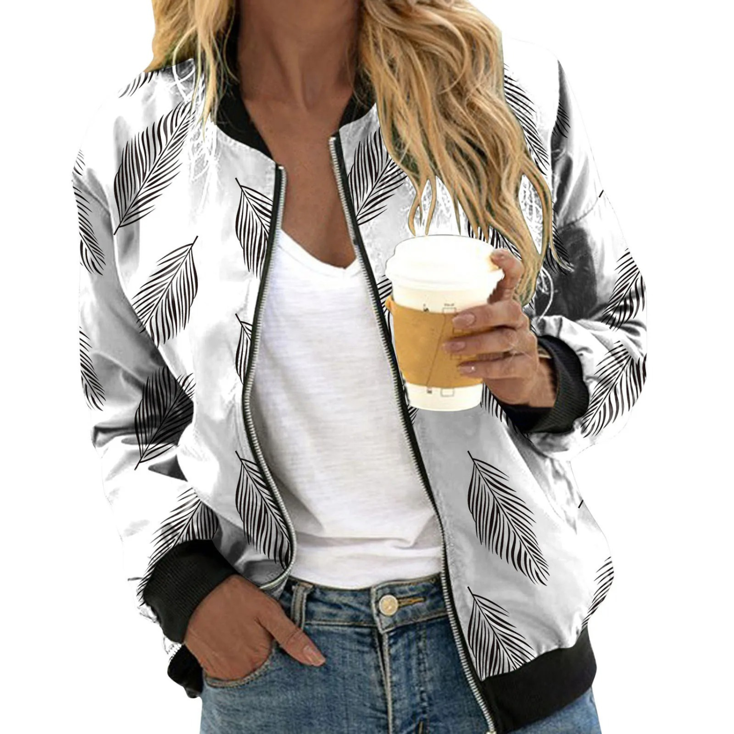 Women's Floral Print Jacket