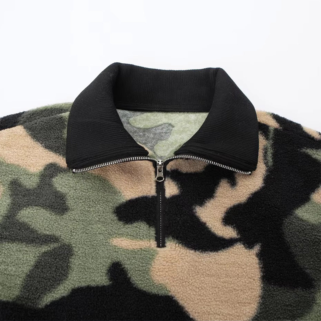 Patchwork Cargo Denim Jacket