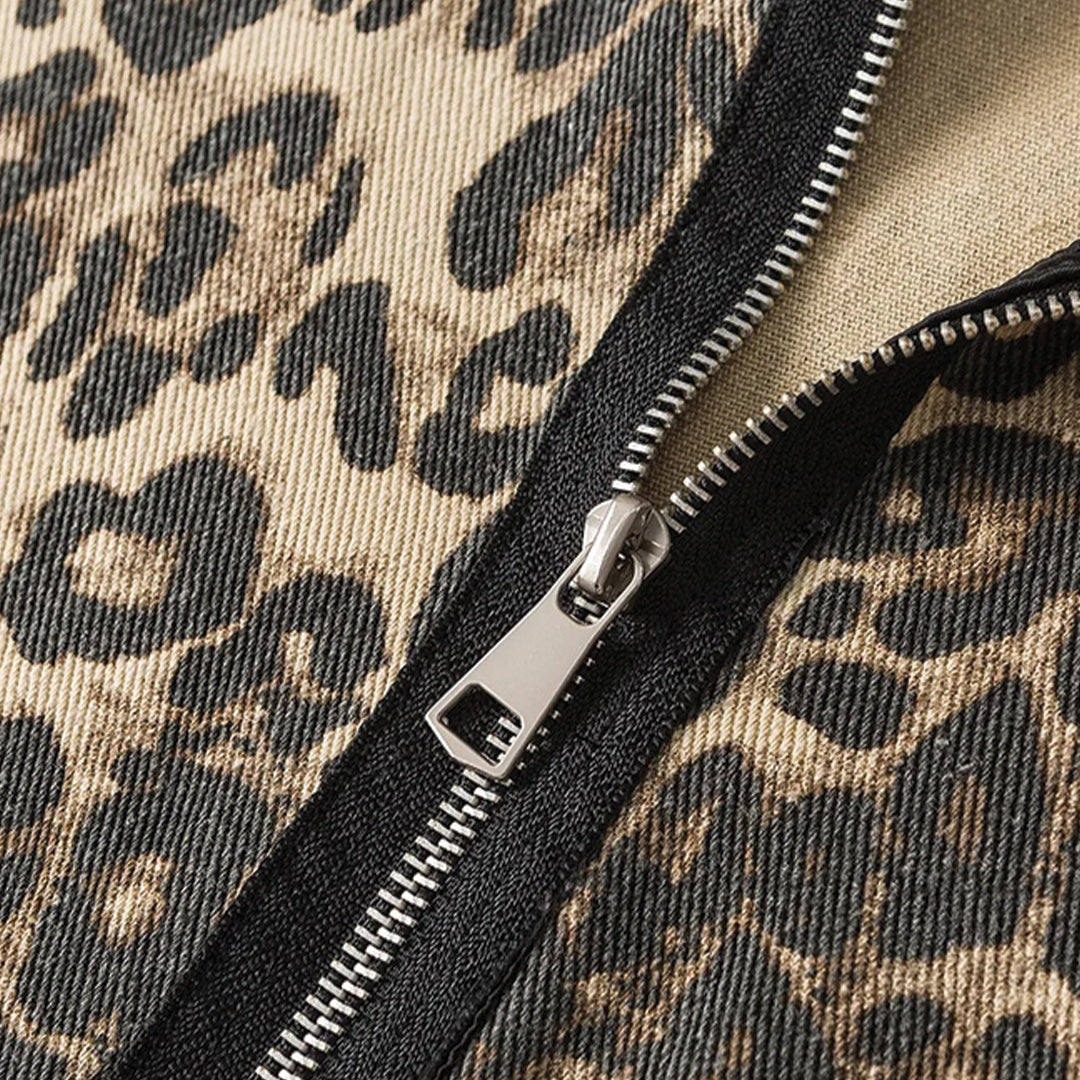 Century Denim Leopard
