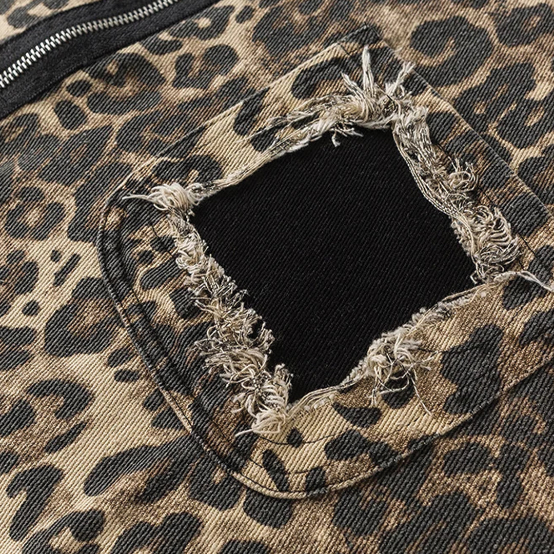 Century Denim Leopard