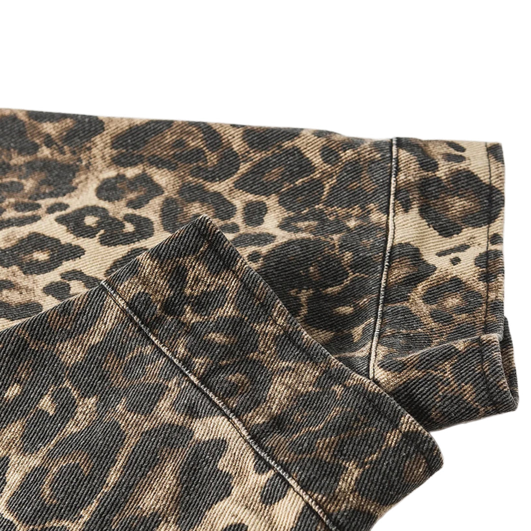 Century Denim Leopard