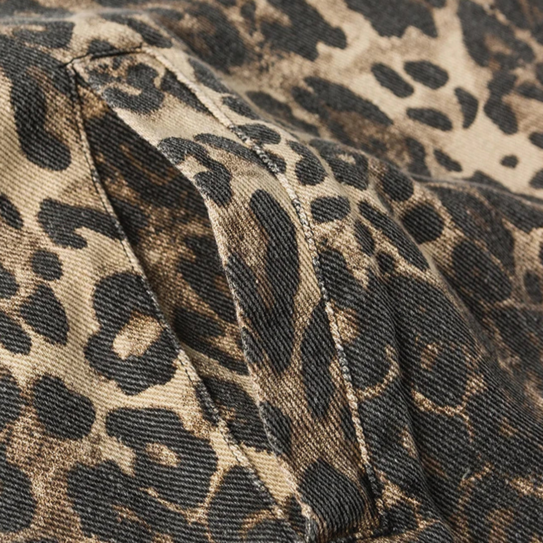 Century Denim Leopard