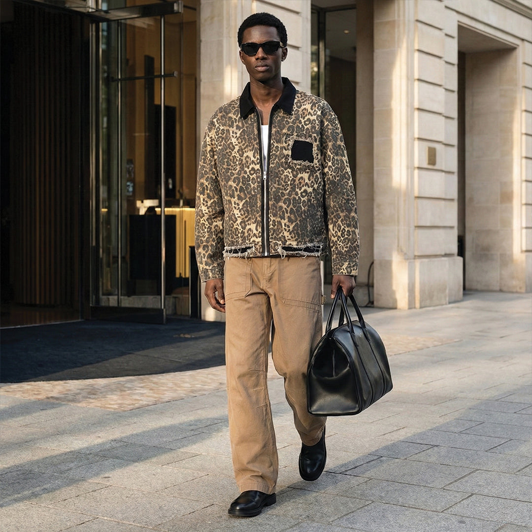Century Denim Leopard