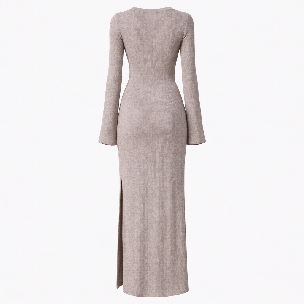 Women’s Bell Sleeve Maxi Dress - Long Length
