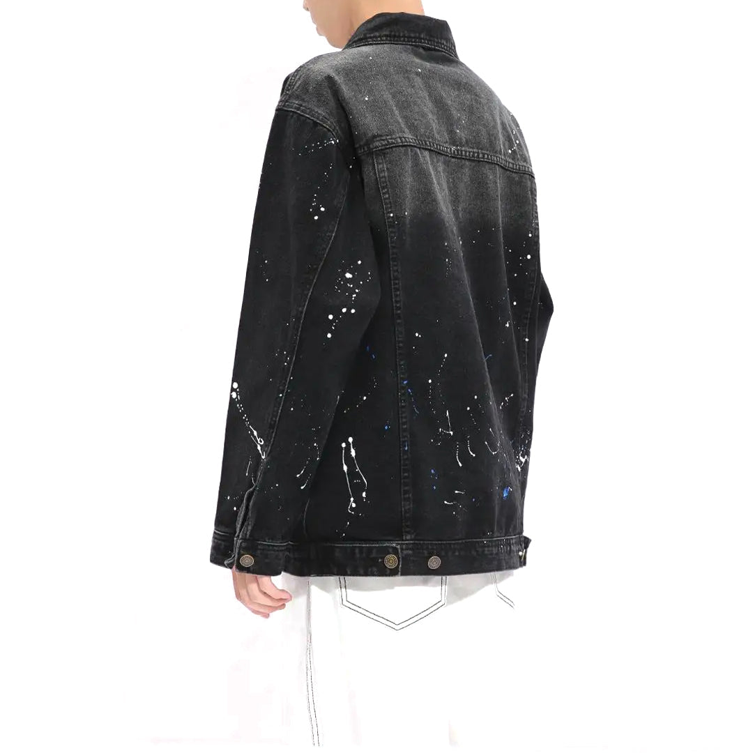 Patchwork Cargo Denim Jacket