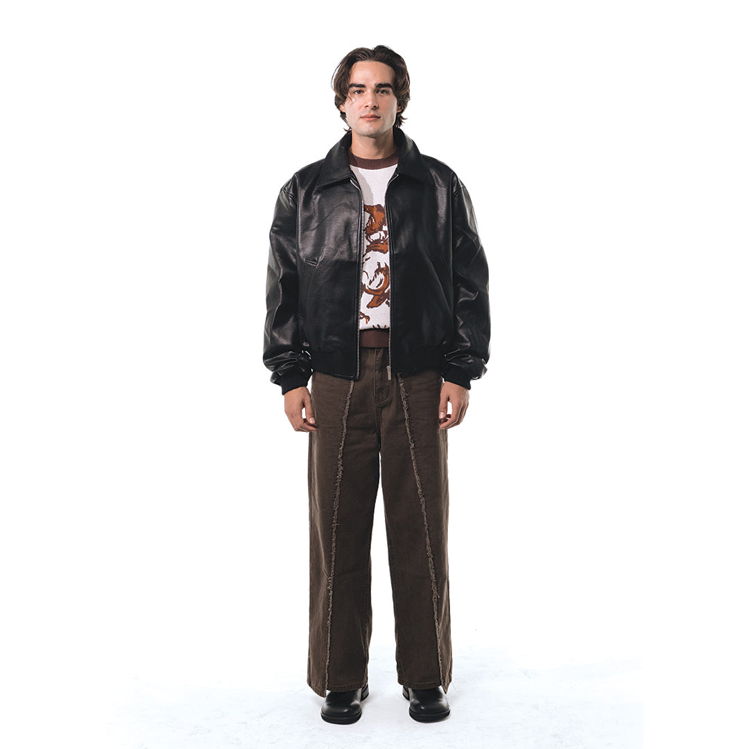 Patchwork Cargo Denim Jacket