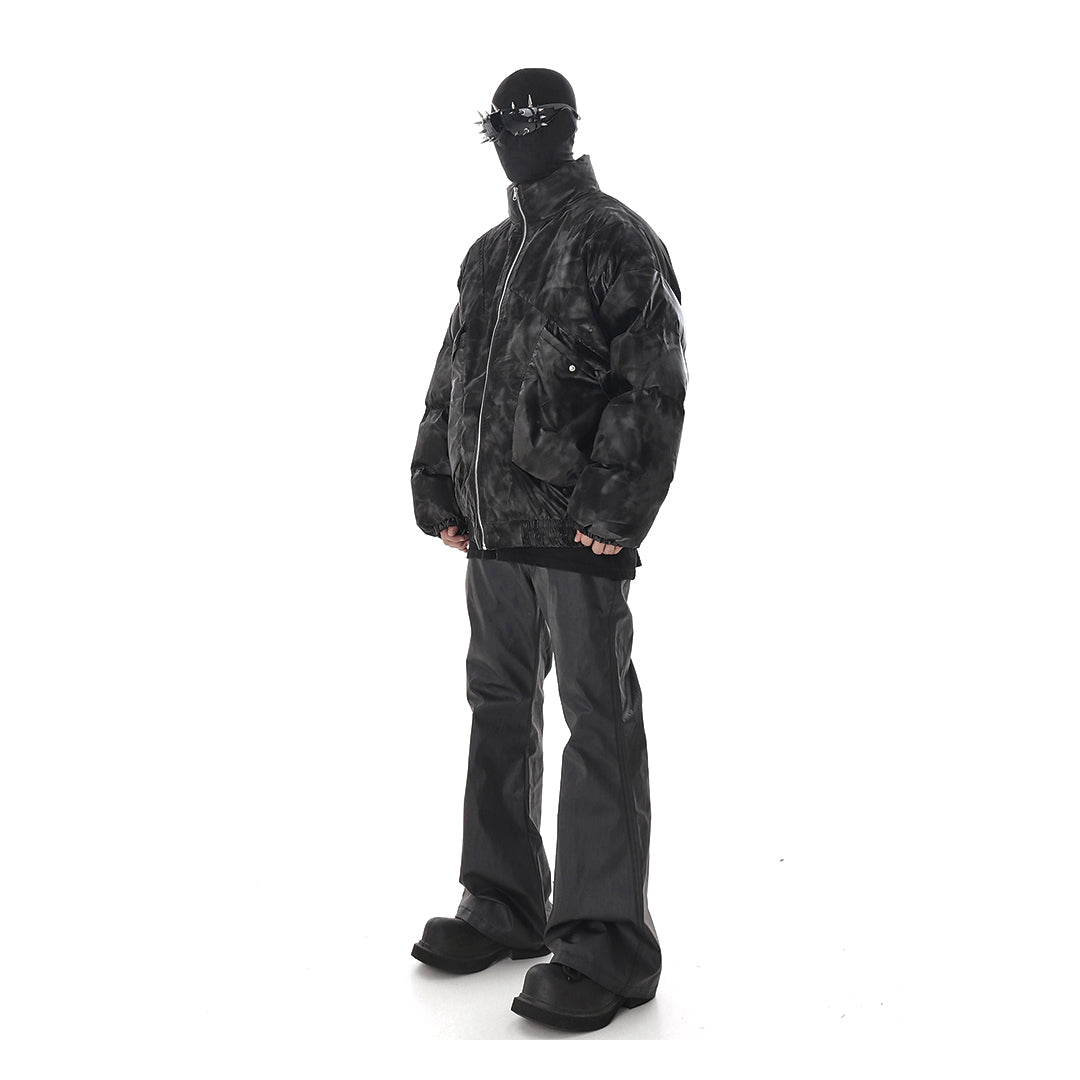 Patchwork Cargo Denim Jacket