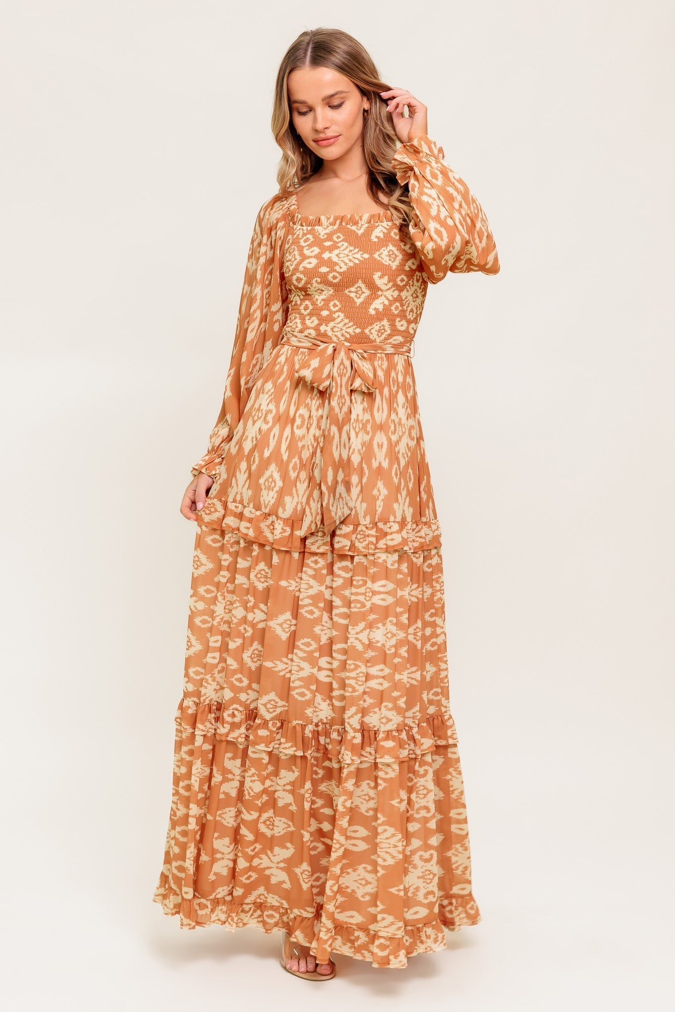 Women's Cosmopolitan Woven Maxi Dress.