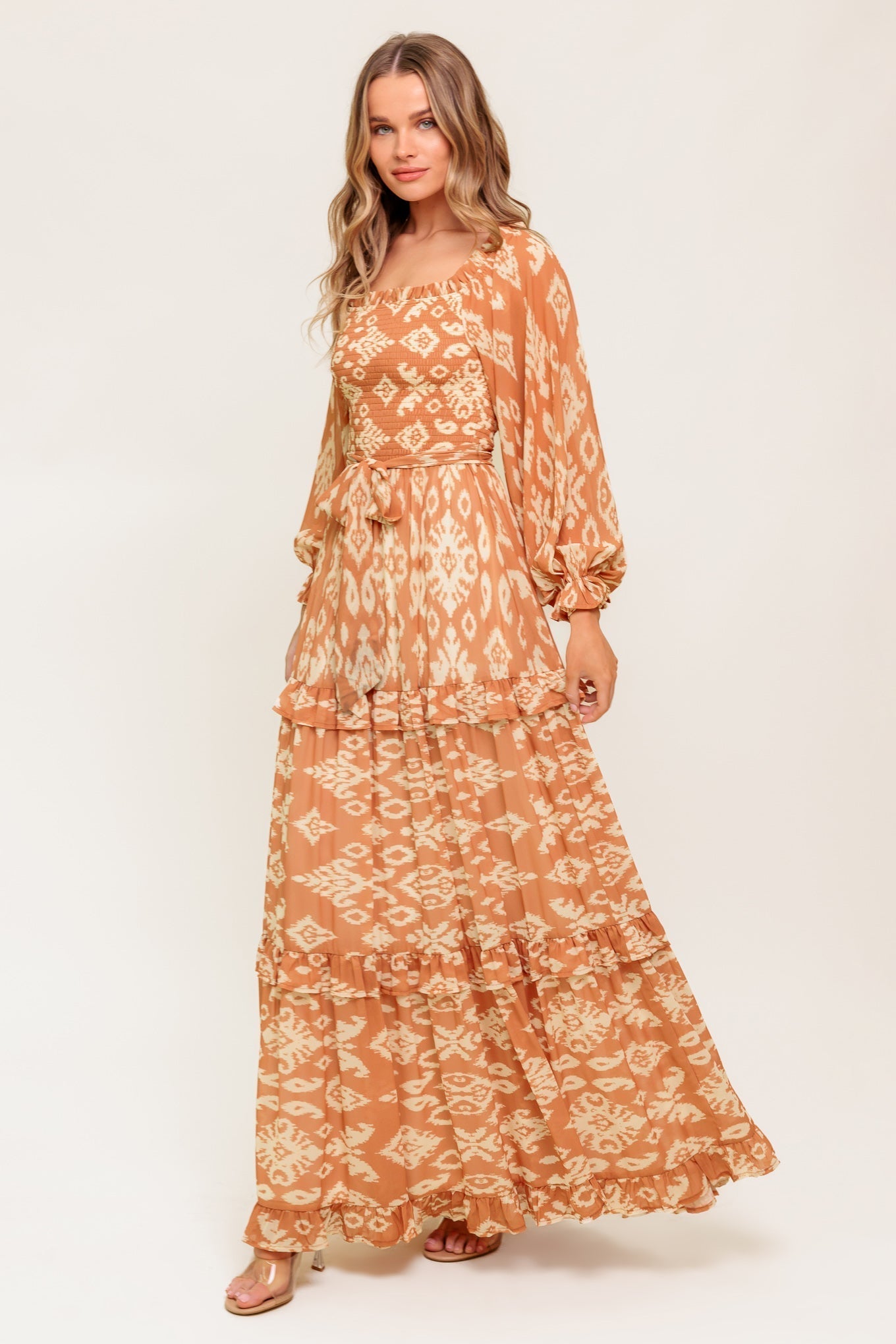 Women's Cosmopolitan Woven Maxi Dress.