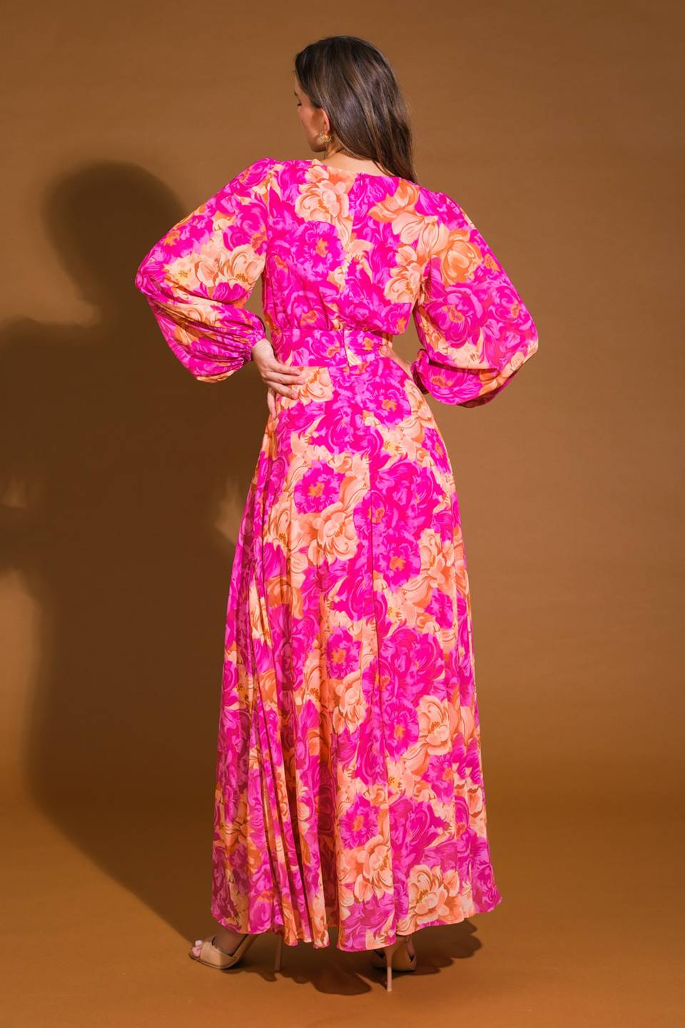 Cunningham Floral Woven Maxi Dress