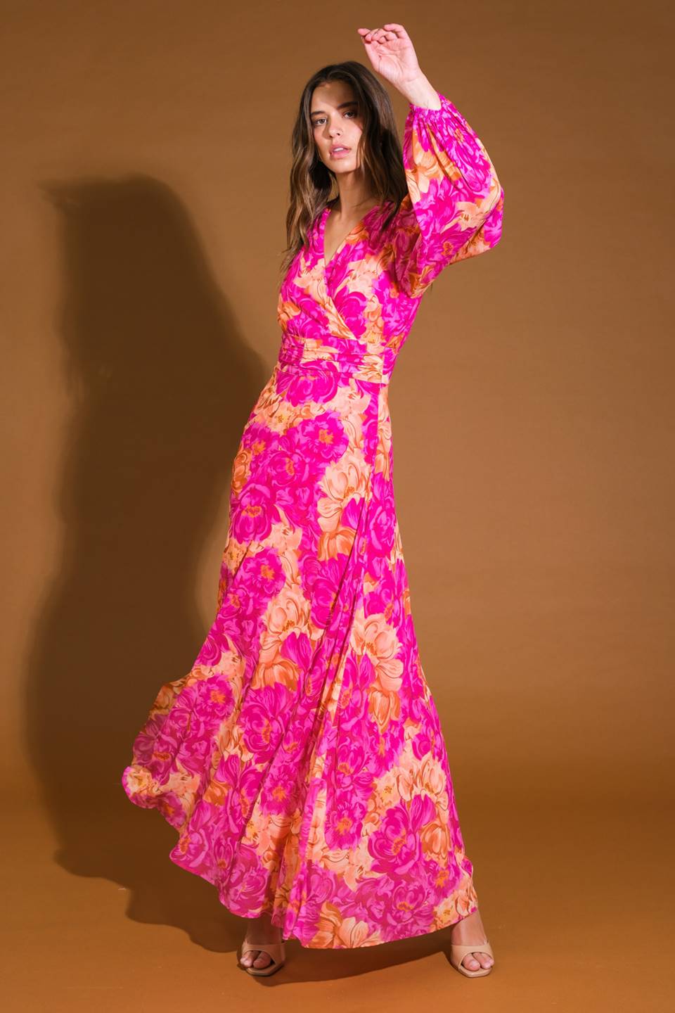 Cunningham Floral Woven Maxi Dress