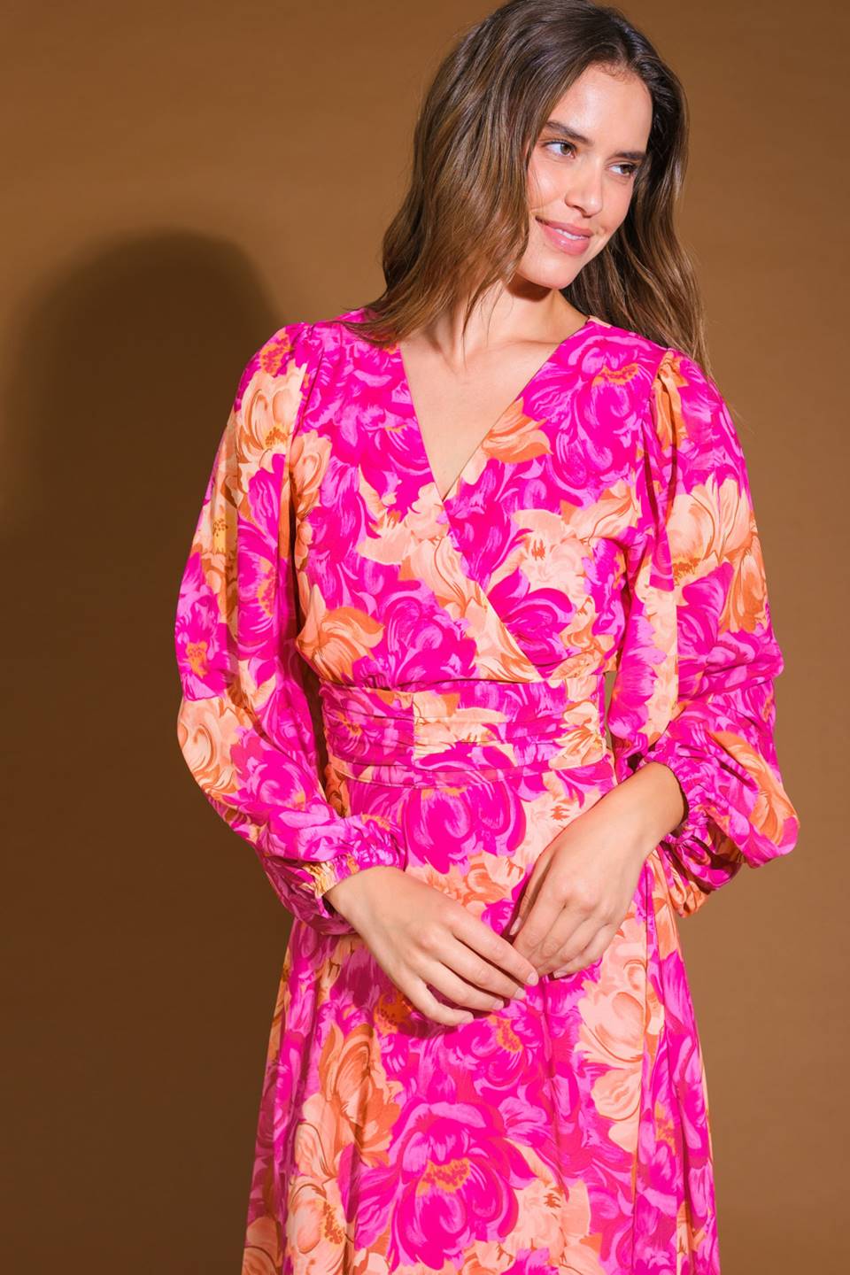 Cunningham Floral Woven Maxi Dress