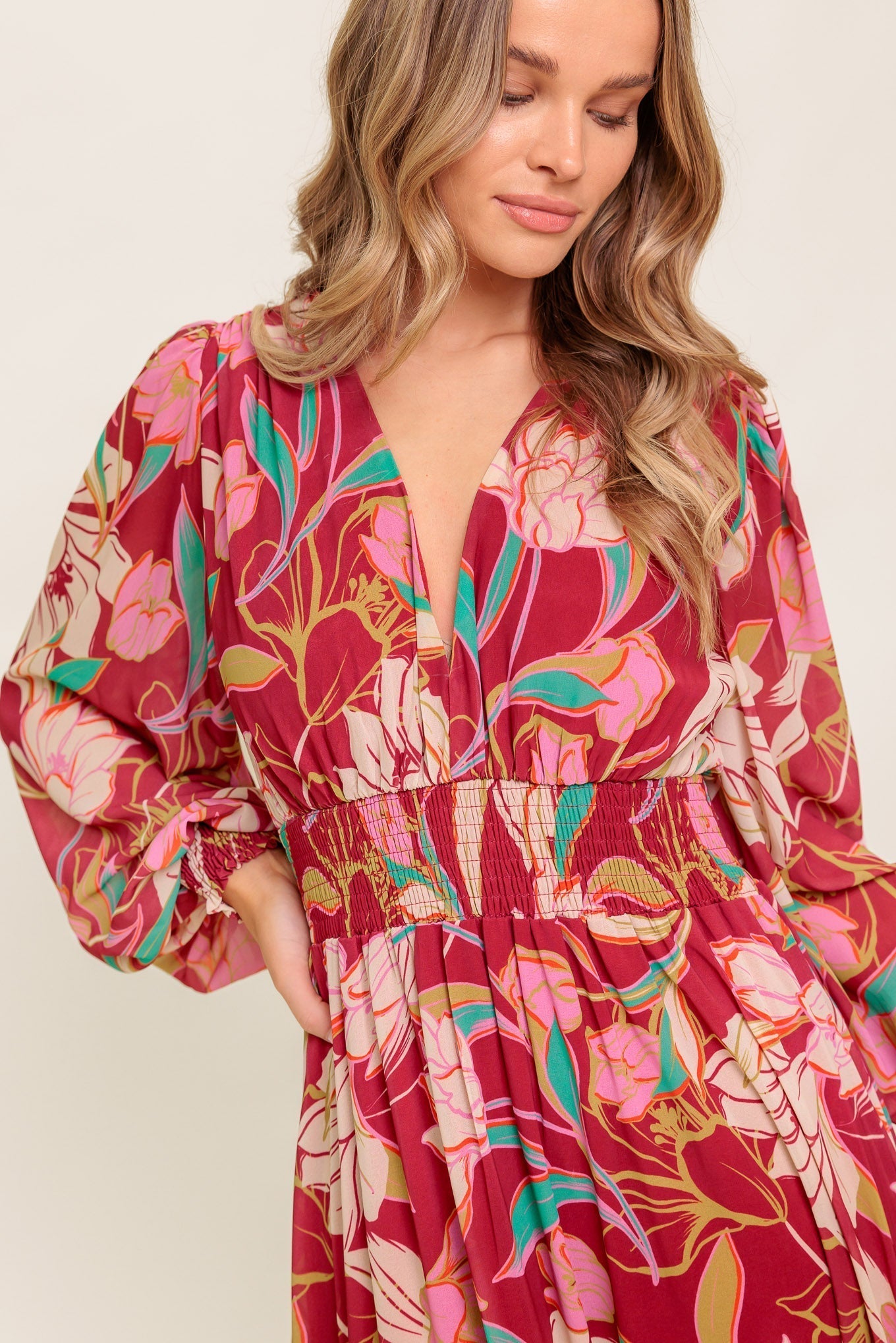 Classic- Amazing Presence Woven Maxi Dress