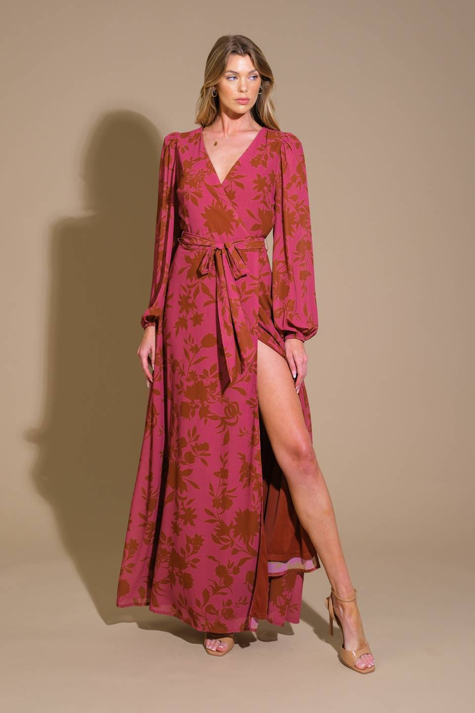 Cross Your Mind Woven Maxi Dress