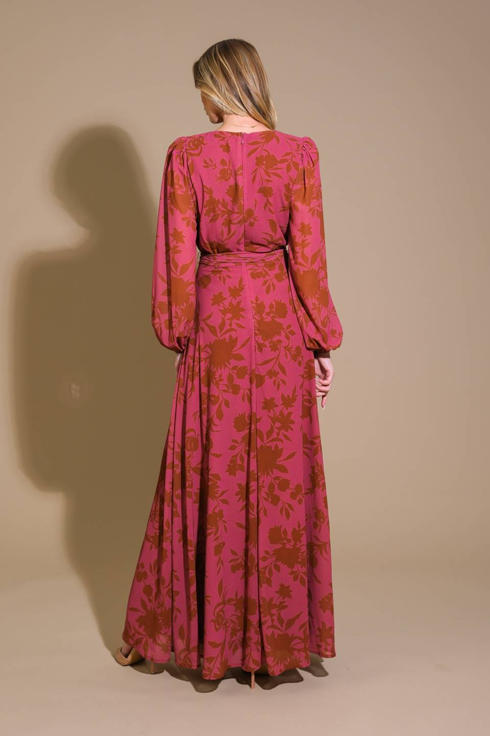 Cross Your Mind Woven Maxi Dress