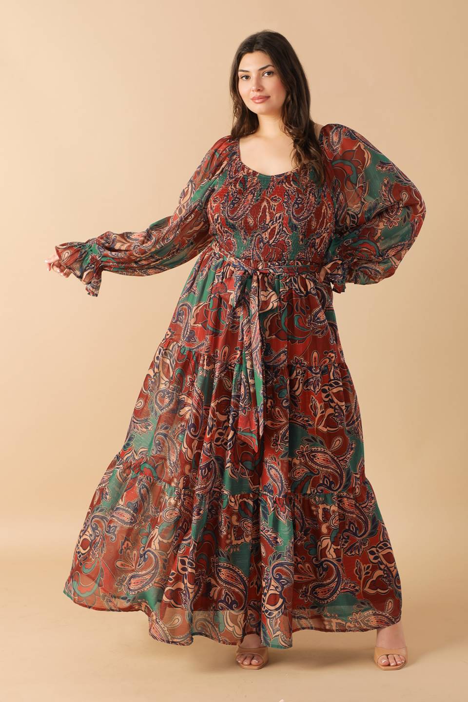 Darling Sensation Woven Maxi Dress