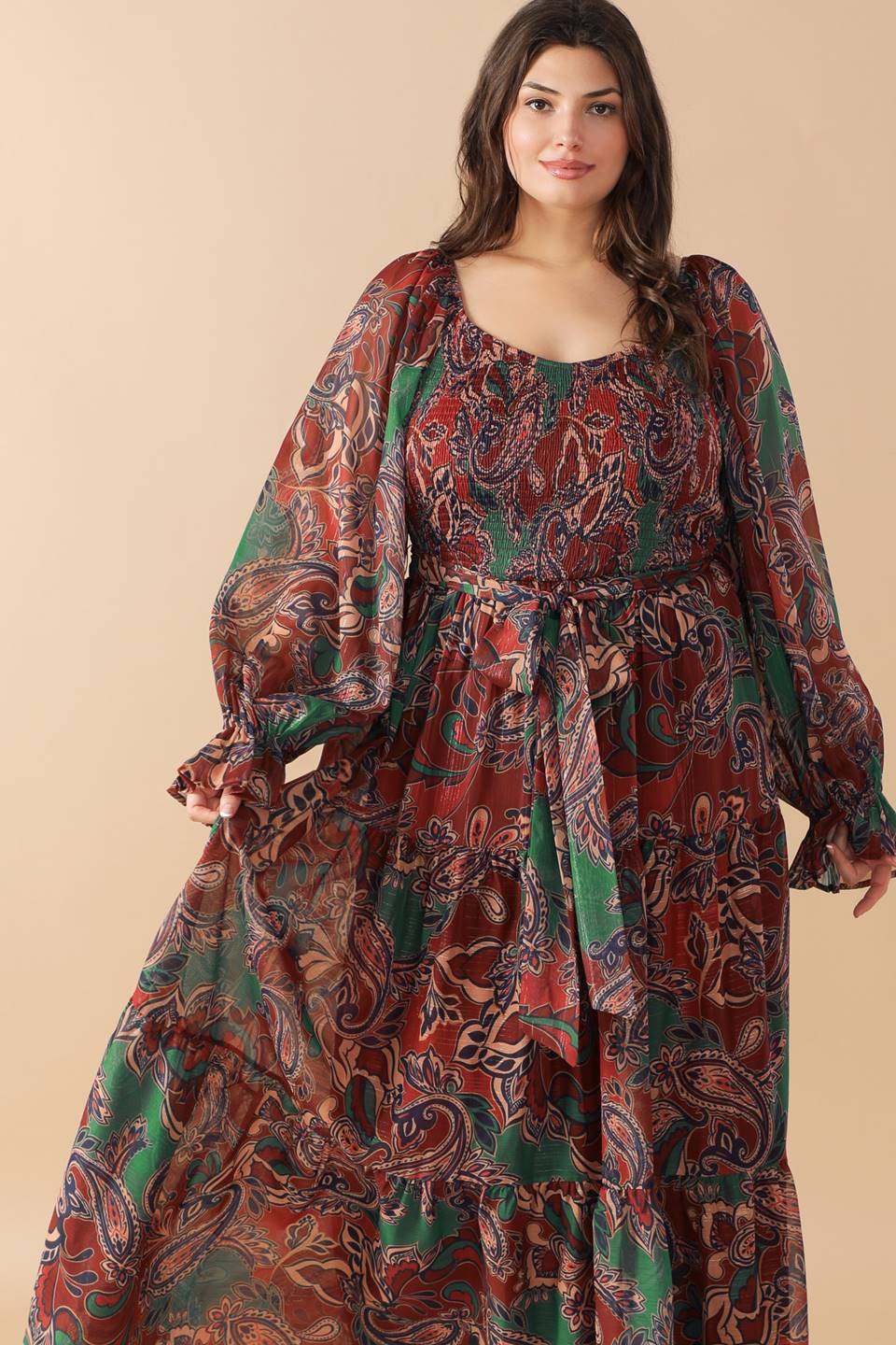 Darling Sensation Woven Maxi Dress