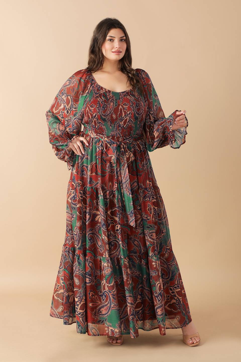 Darling Sensation Woven Maxi Dress