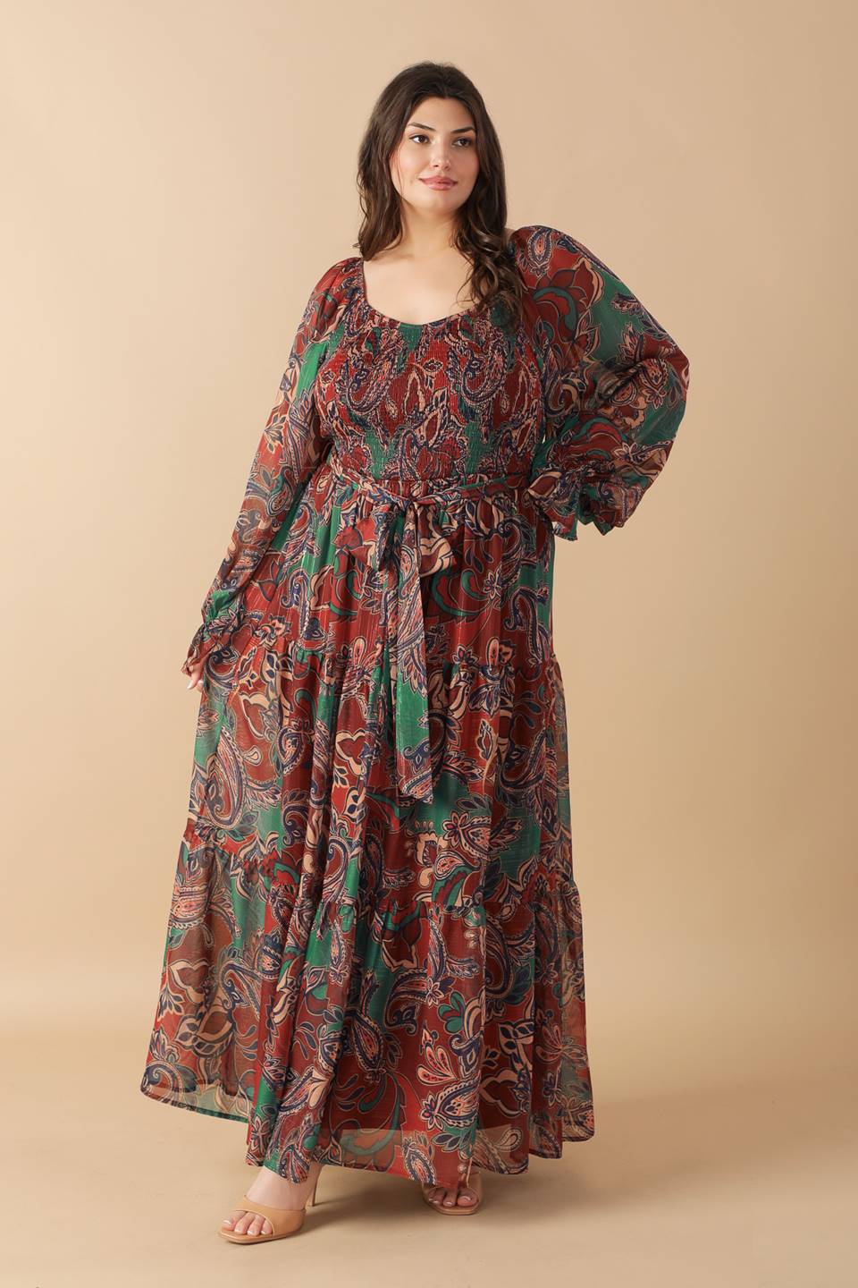 Darling Sensation Woven Maxi Dress