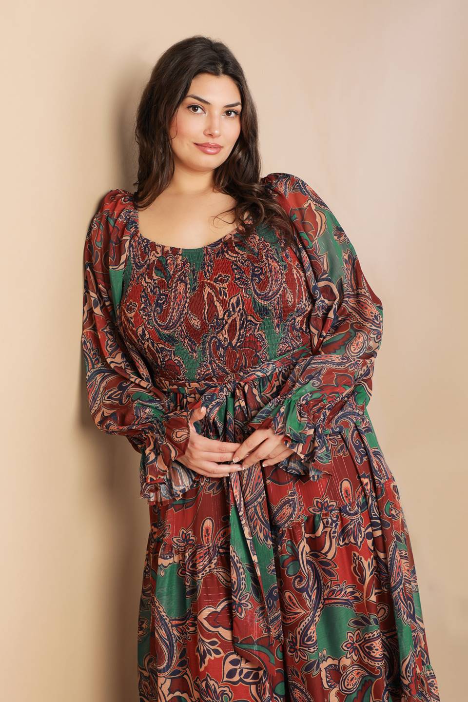 Darling Sensation Woven Maxi Dress