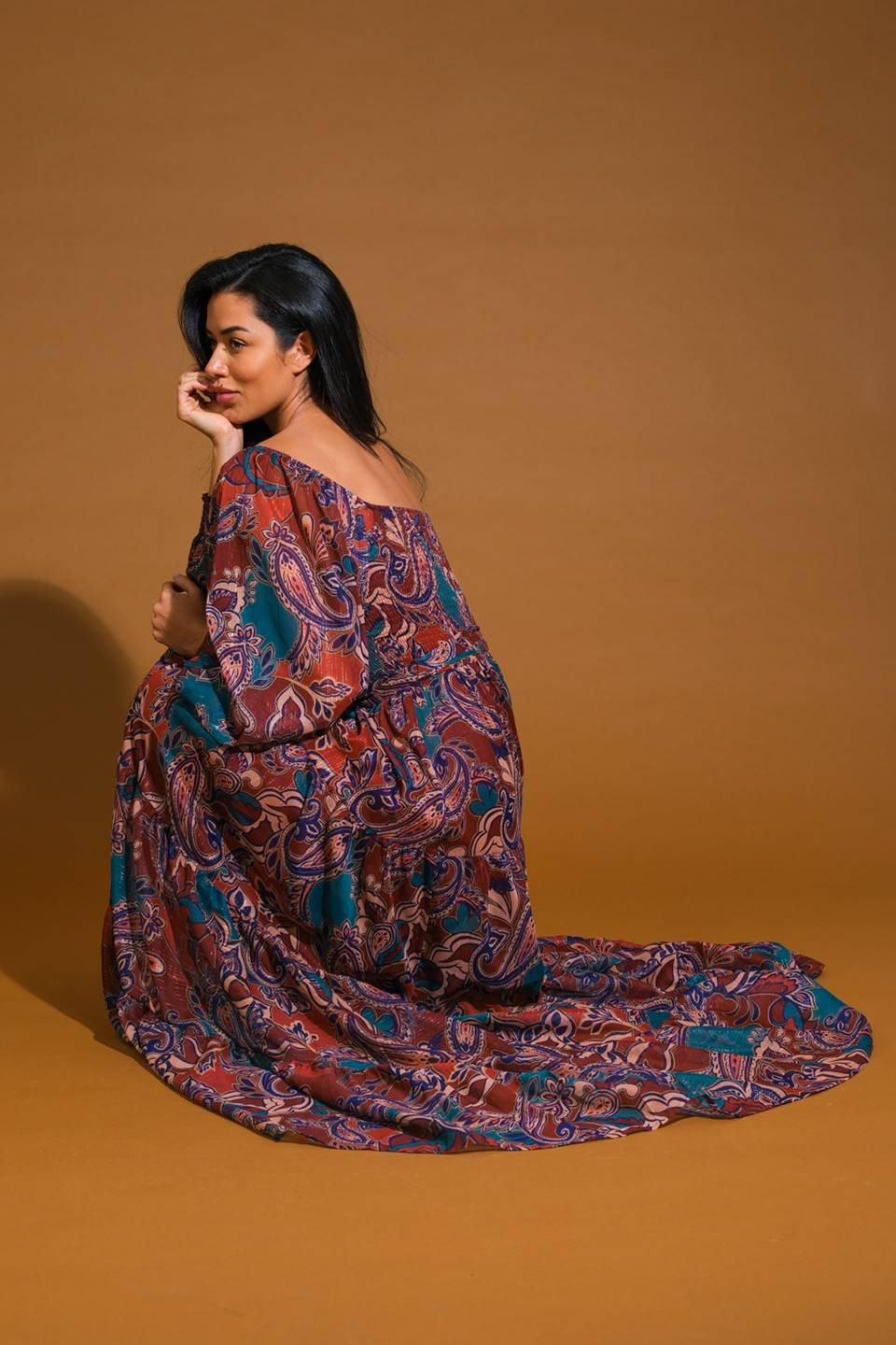 Darling Sensation Woven Maxi Dress