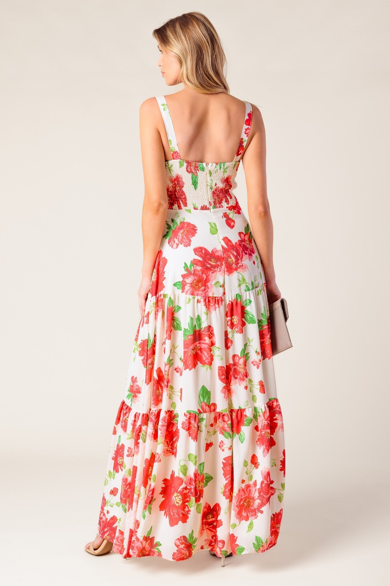 Lost in the Details Woven Maxi Dress