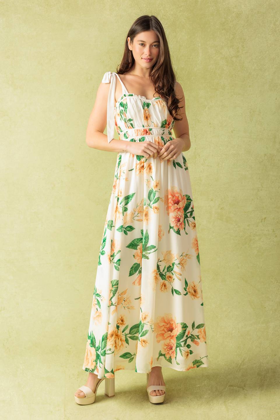 Perfect Match Woven Maxi Dress