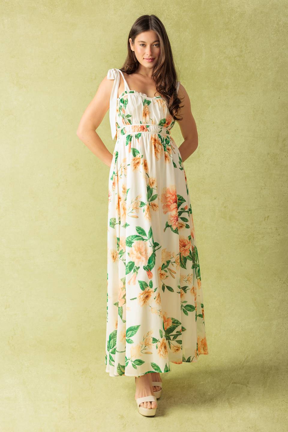 Perfect Match Woven Maxi Dress