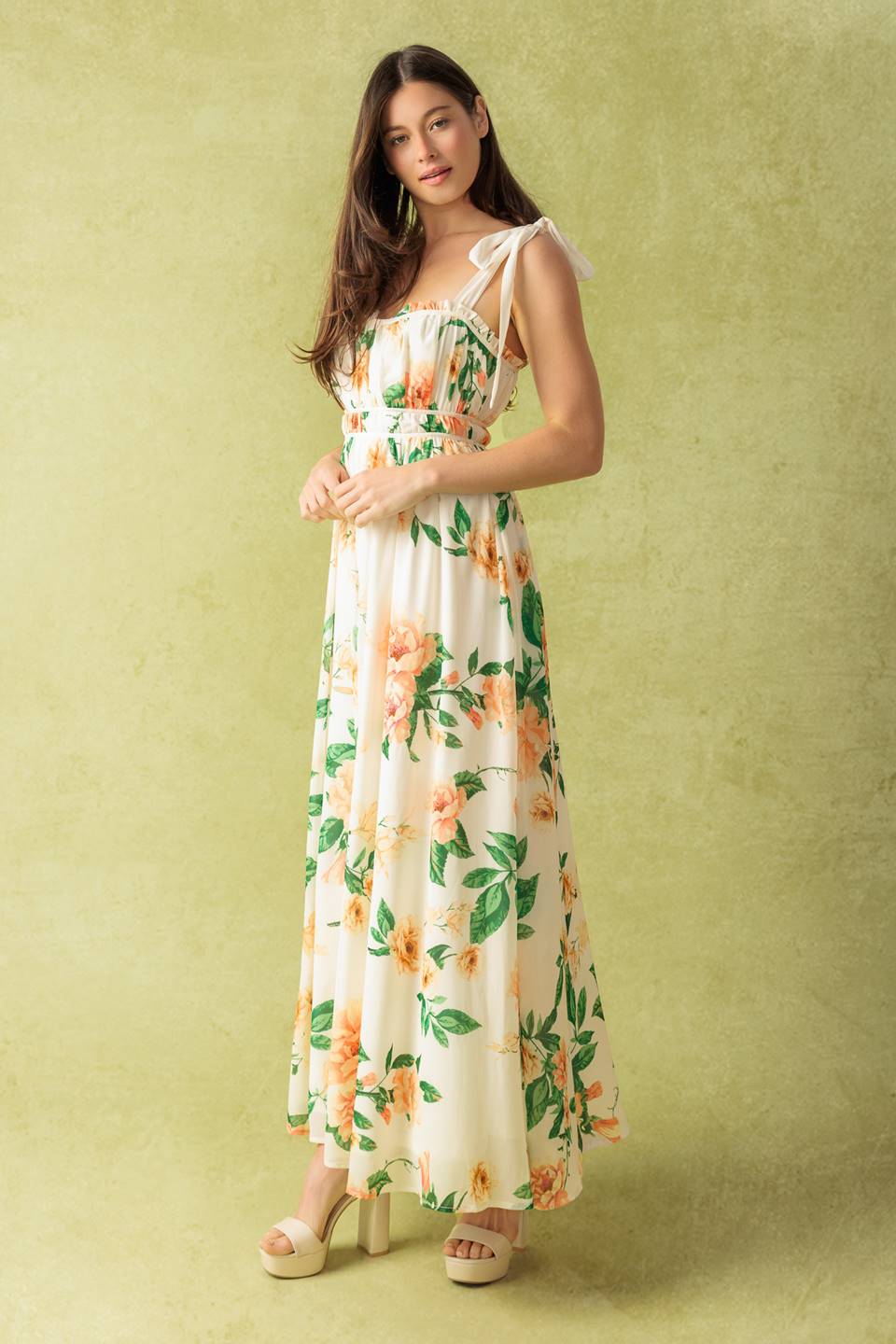Perfect Match Woven Maxi Dress