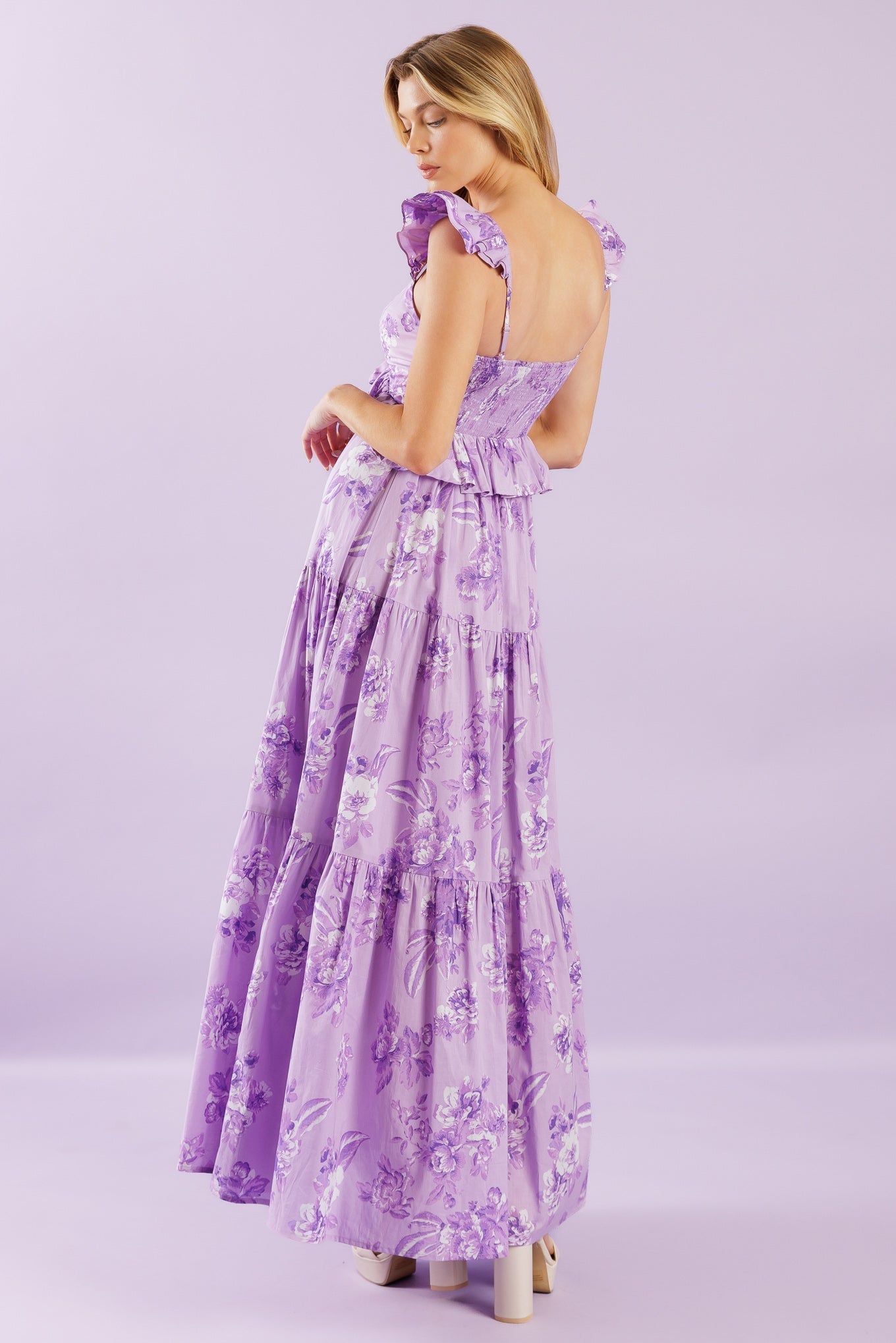 Windswept Wishes Woven Maxi Dress
