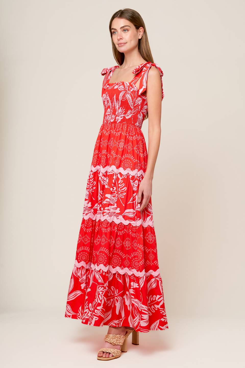 Brighter Days Woven Maxi Dress
