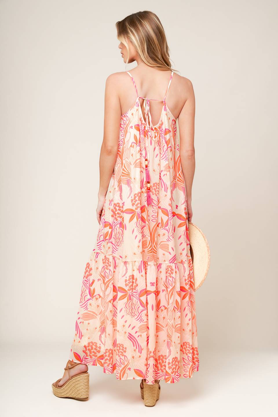 Secret Garden" Woven Maxi Dress