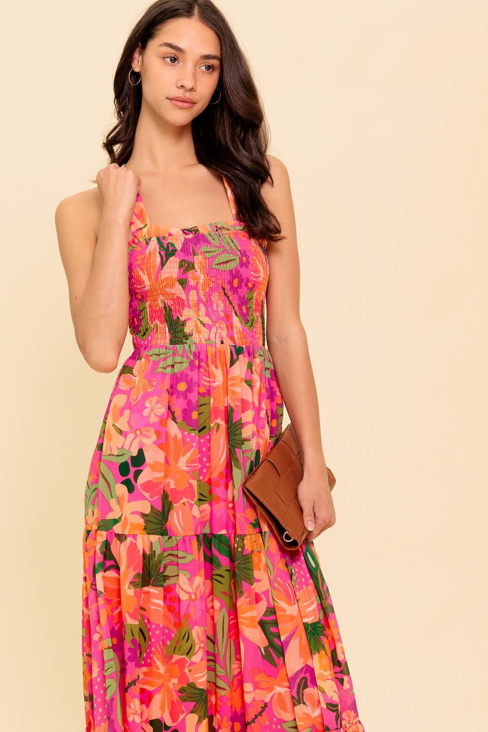 Sunrise Soirée Woven Maxi Dress