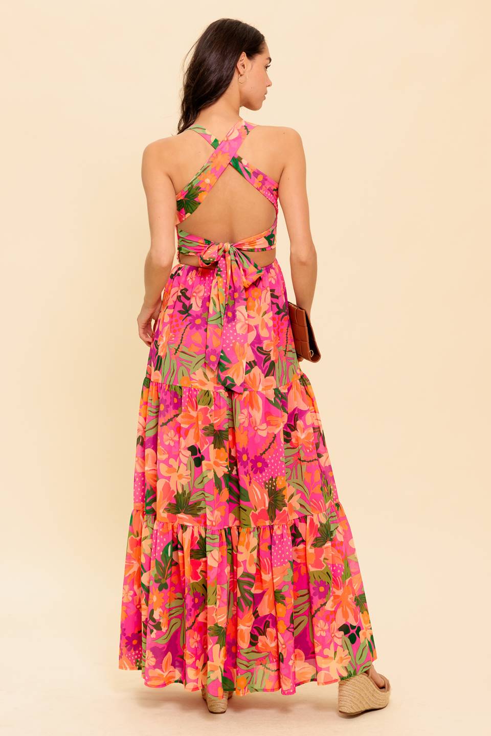 Sunrise Soirée Woven Maxi Dress