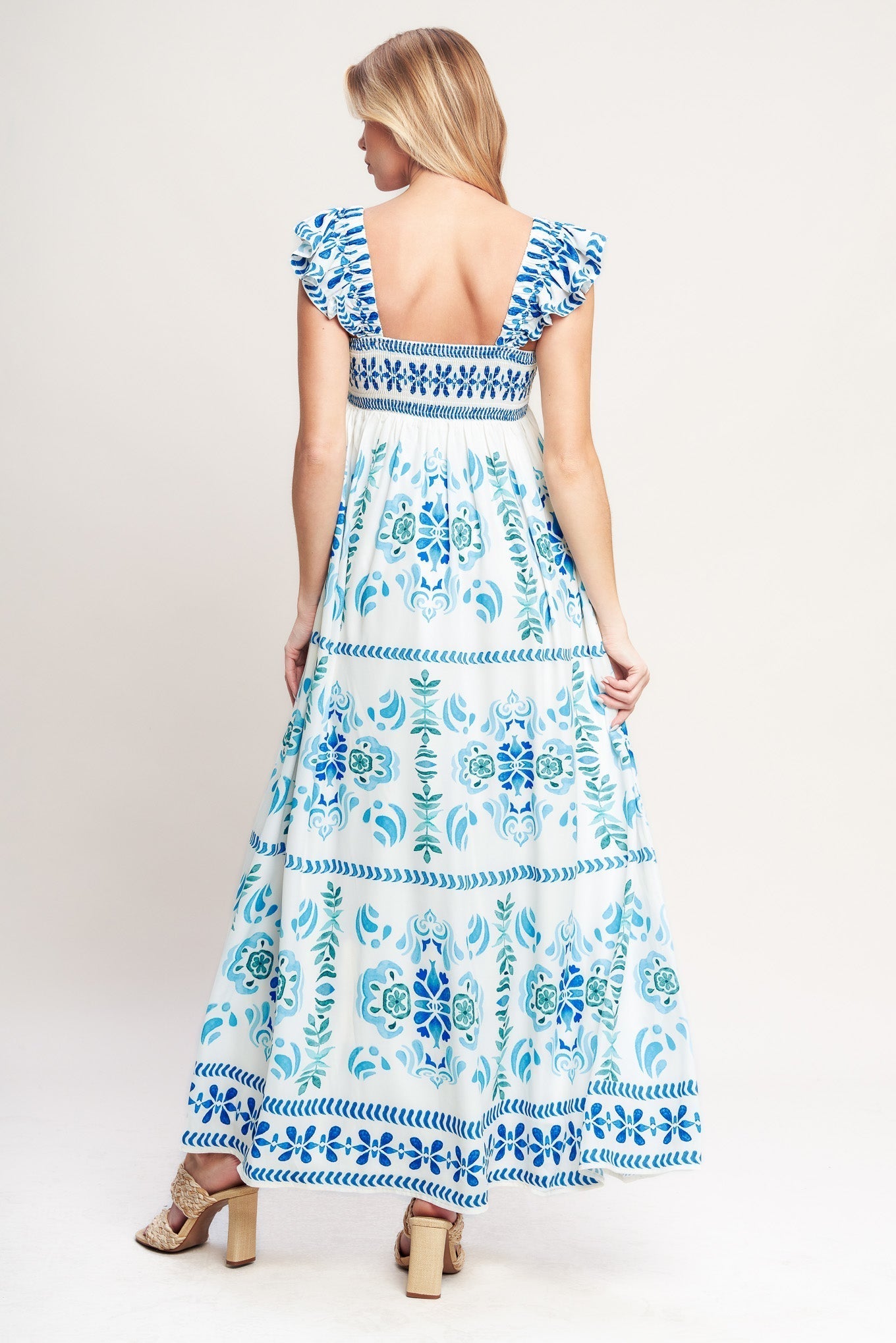 Seaside Woven Maxi Dress