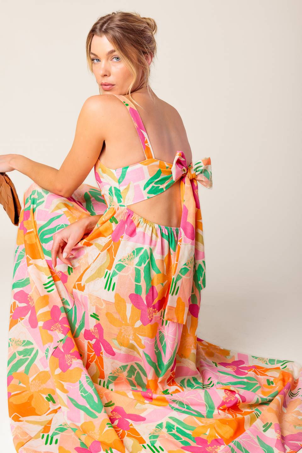Bon Voyage Woven Maxi Dress