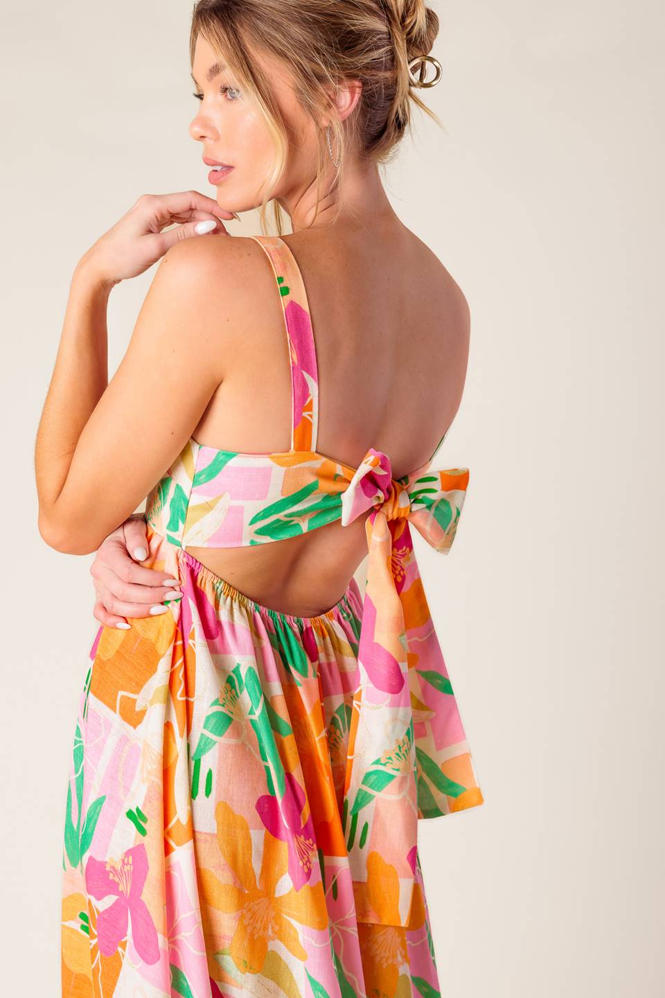 Bon Voyage Woven Maxi Dress