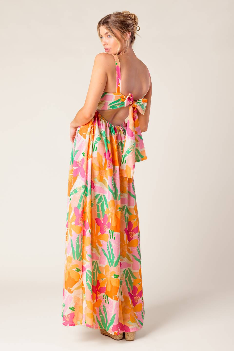Bon Voyage Woven Maxi Dress
