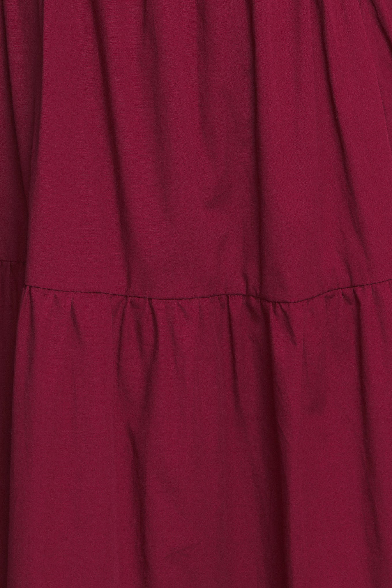 Summer Glow Burgundy Woven Maxi Dress