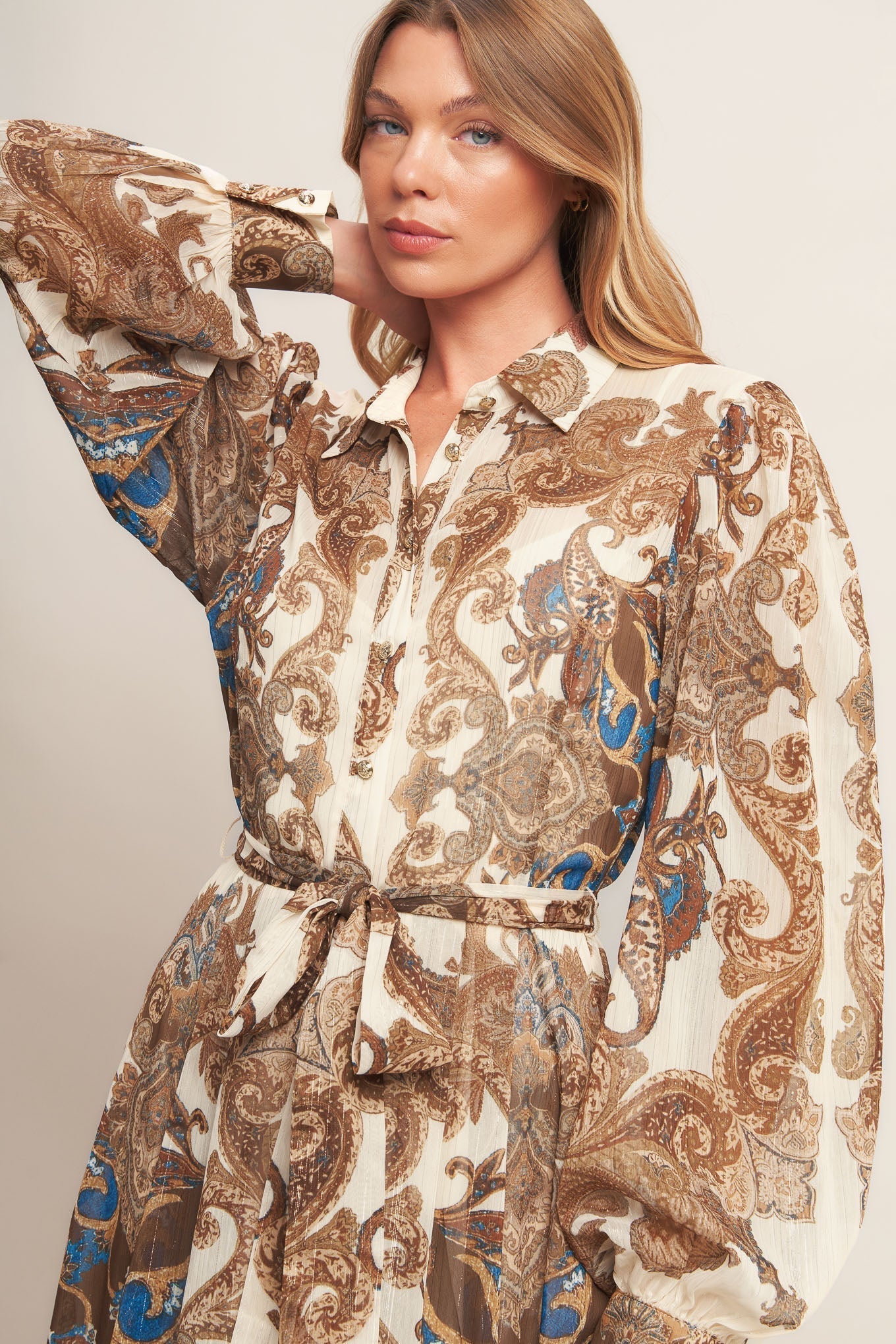 Bohemian Woven Tapestry Maxi Dress