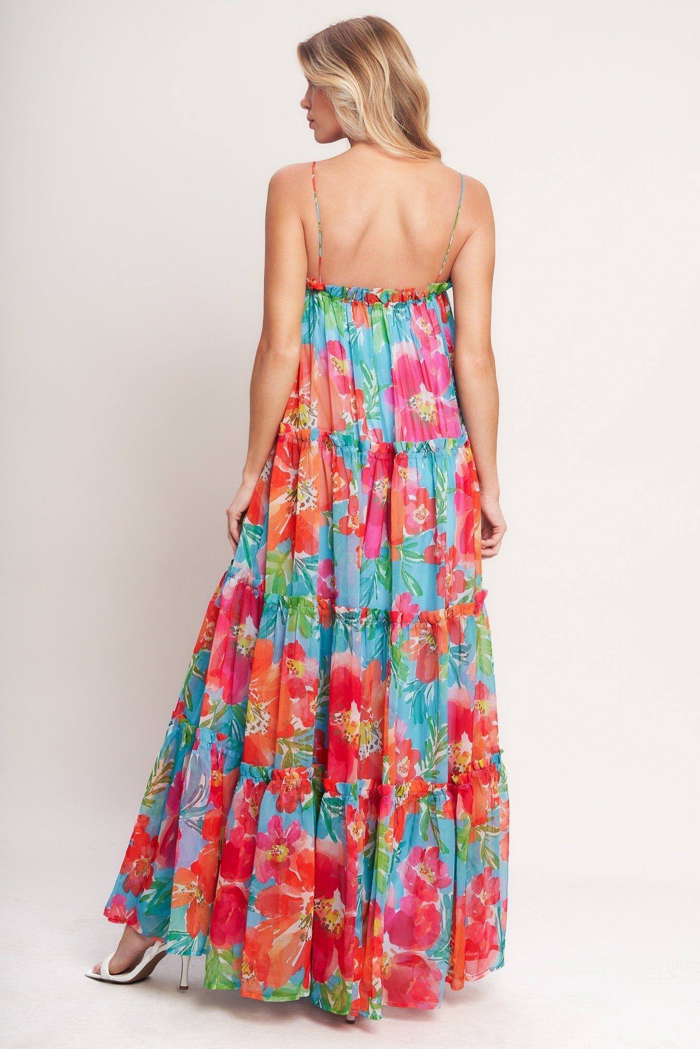 Tropical Daydream Woven Maxi Dress
