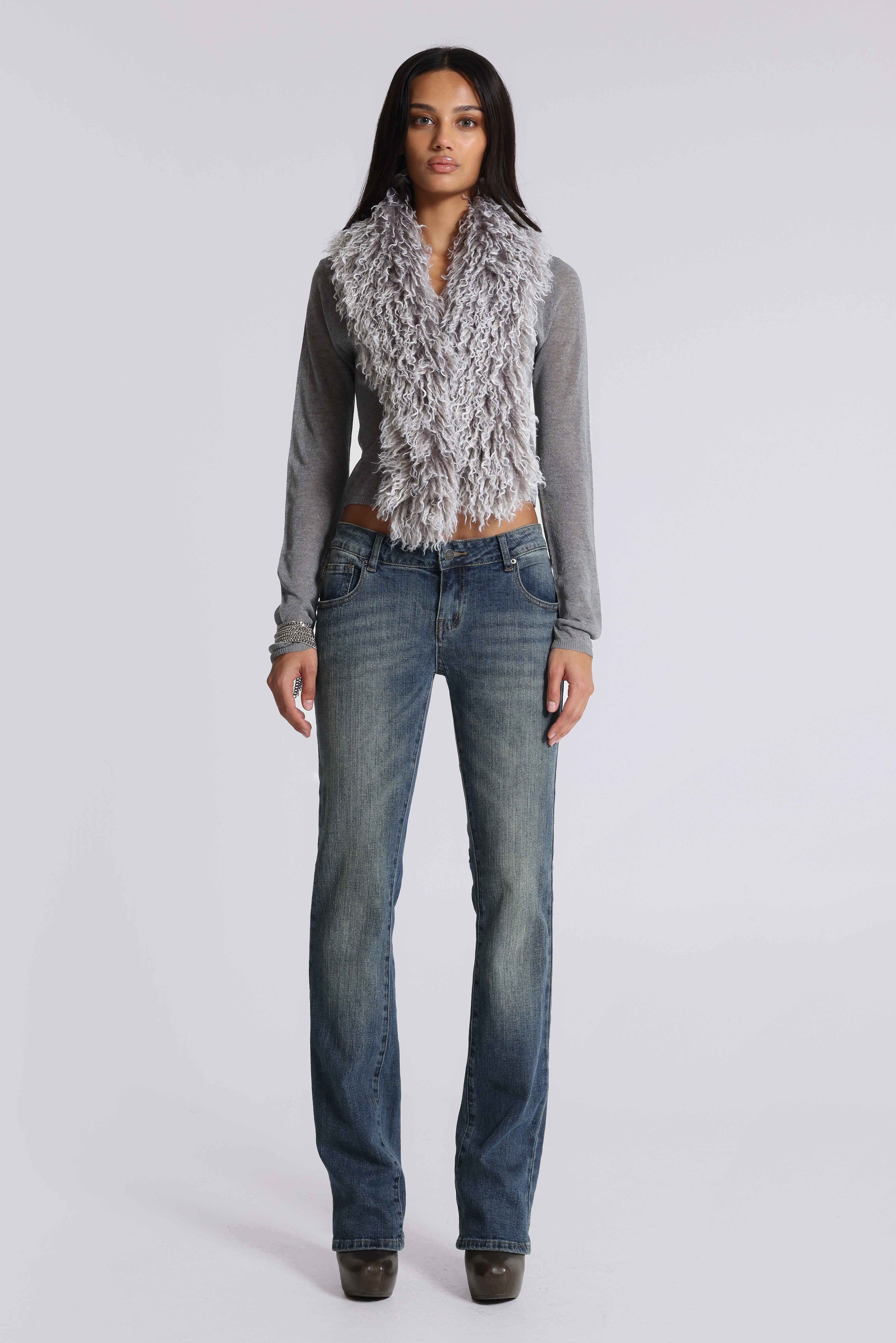 Cooper Bootcut Jeans in Mid Blue