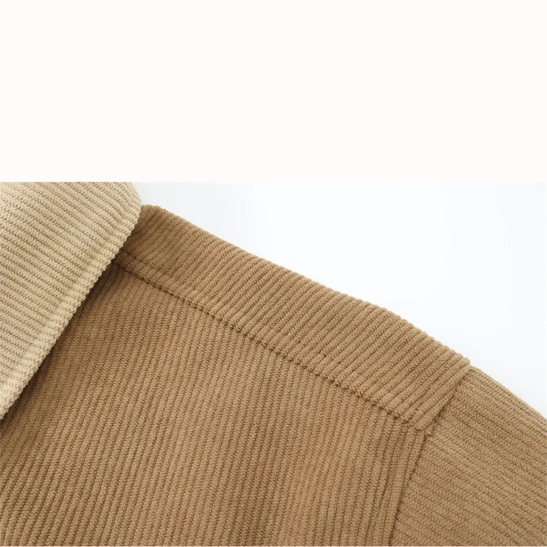 Patchwork Cargo Denim Jacket