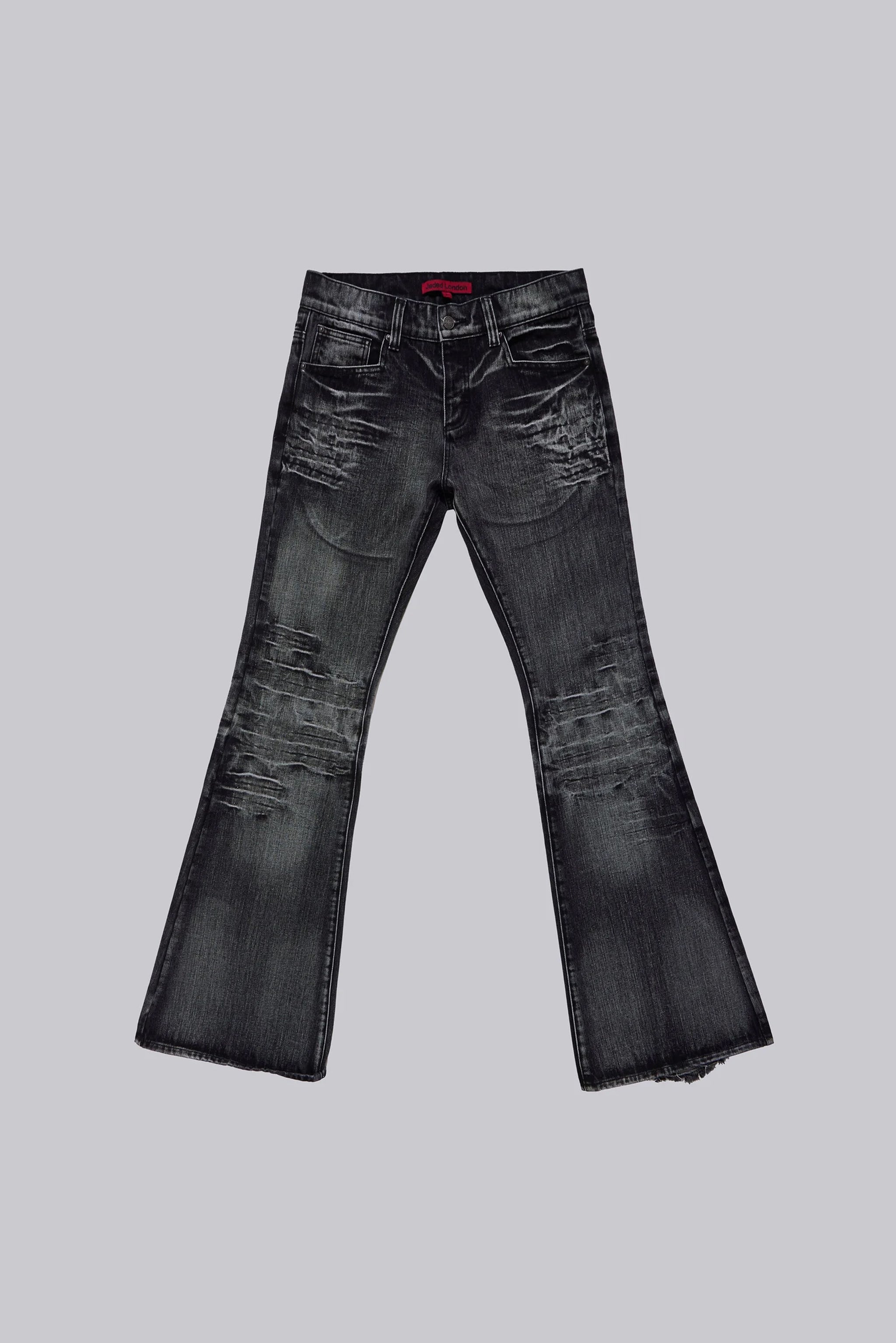 Washed Black Drift Bootcut Jeans